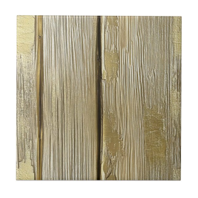 Light Wooden Board Pattern Tile (Front)