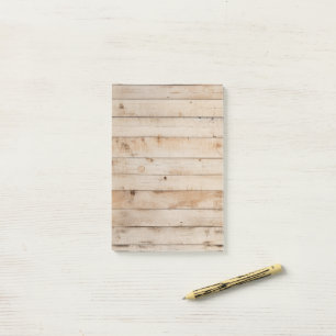 Light Woodgrain Barnboard Post-it Notes
