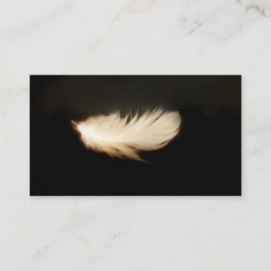 Light Worker Feather Feathers Business Cards
