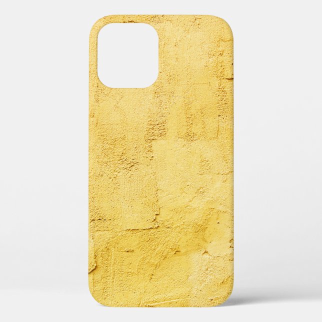 light yellow abstract textured plaster on the wall Case-Mate iPhone case (Back)