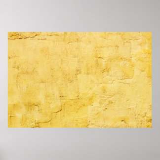 light yellow abstract textured plaster on the wall poster