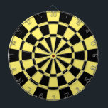 Light Yellow And Black Dartboard<br><div class="desc">Light Yellow And Black Dart Board</div>