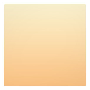 Light Yellow and Orange Colour Gradient Photo Print