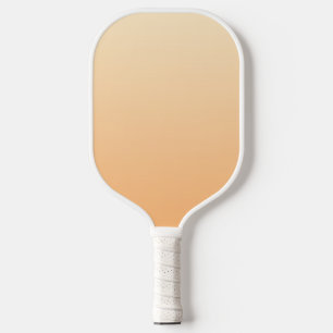 Light Yellow and Orange Colour Gradient Pickleball Paddle