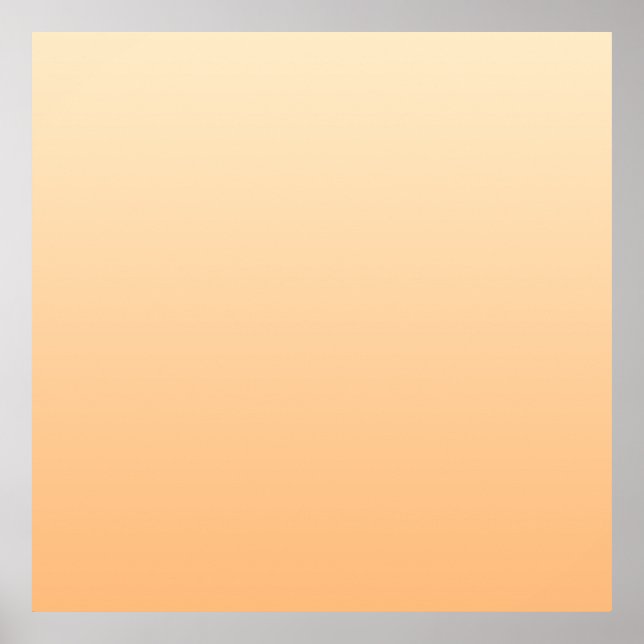 Light Yellow and Orange Colour Gradient Poster (Front)