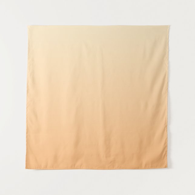 Light Yellow and Orange Colour Gradient Tapestry (Front)