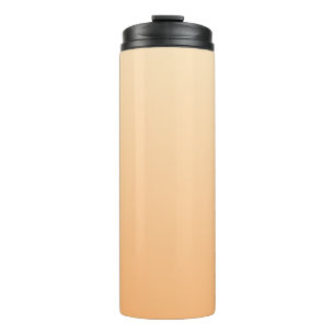 Light Yellow and Orange Colour Gradient Thermal Tumbler
