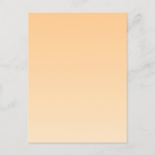 Light Yellow and Orange Gradient  Postcard