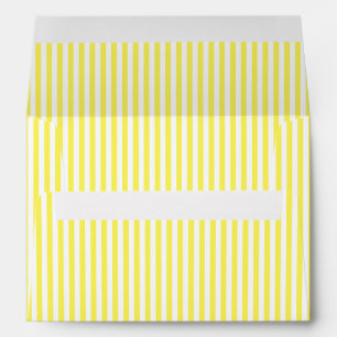 Light Yellow and White Stripe Envelope