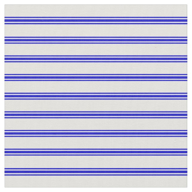 Light Yellow & Blue Coloured Lines Fabric (Close Up)
