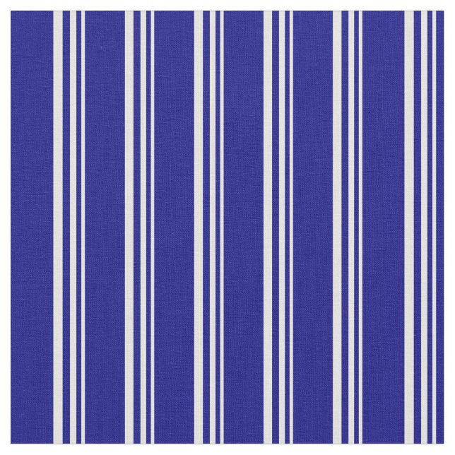 Light Yellow & Blue Lined Pattern Fabric (Close Up)