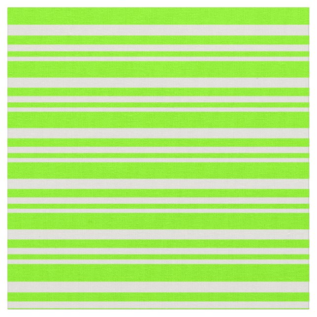 Light Yellow & Chartreuse Pattern Fabric (Close Up)