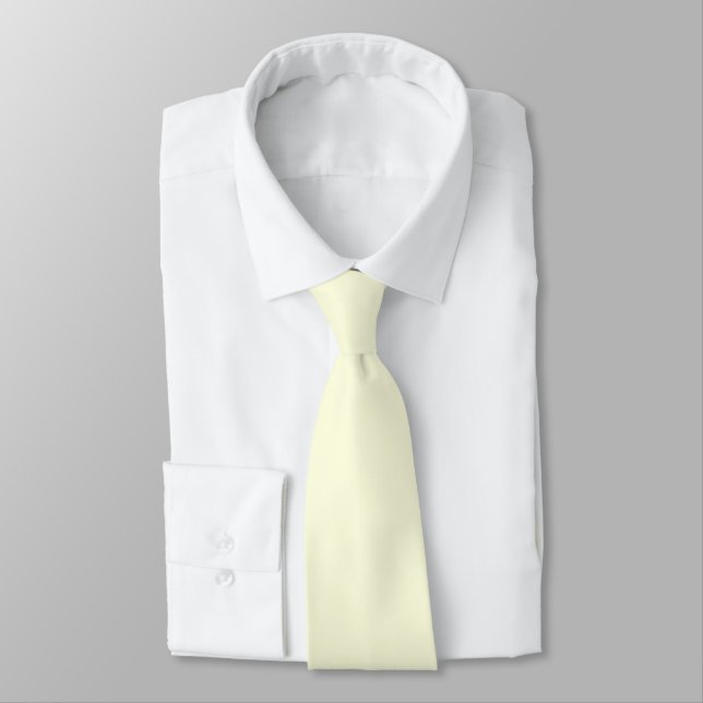 Light Yellow Color Tie (Tied)