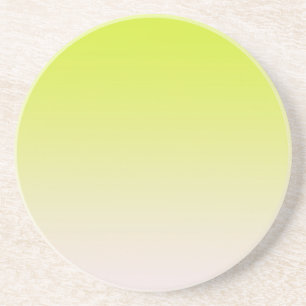 Light yellow colour gradient coaster