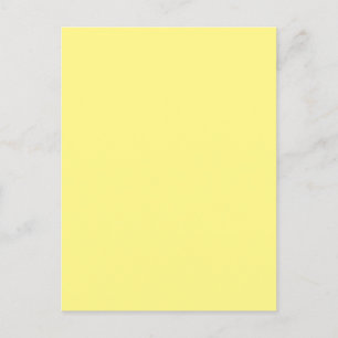 Light Yellow #FFF888, Marzipan Holiday Postcard