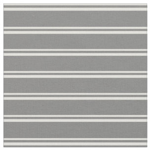 Light Yellow & Grey Coloured Lines/Stripes Pattern Fabric