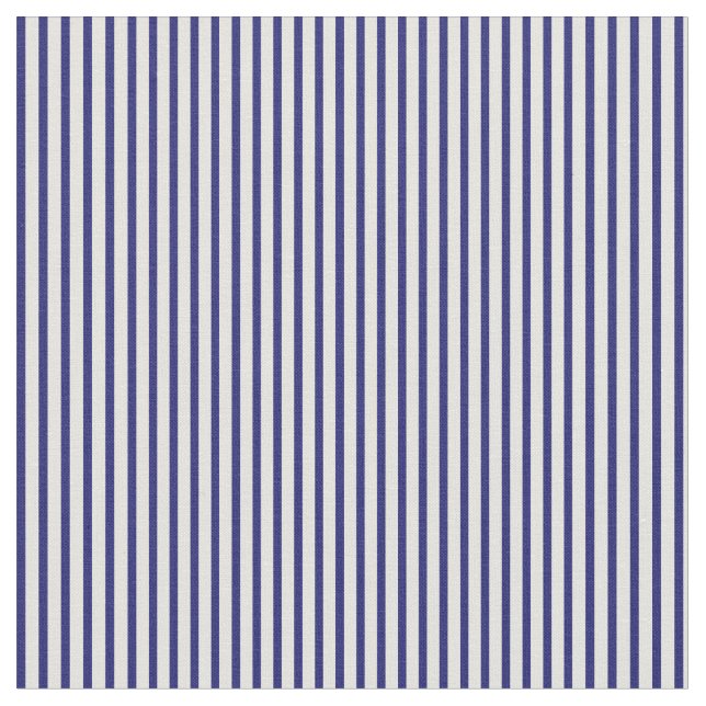 Light Yellow & Midnight Blue Stripes Fabric (Close Up)
