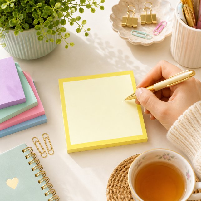 Light Yellow Plain  Post-it Notes (Creator Uploaded)