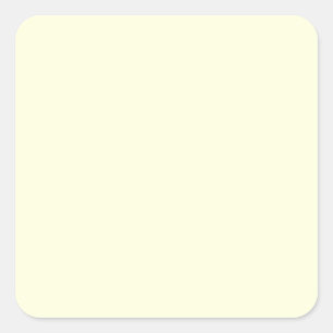Light Yellow Square Sticker