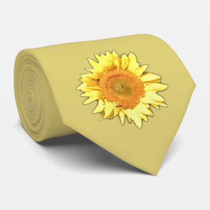 Light Yellow Sunflower Tie
