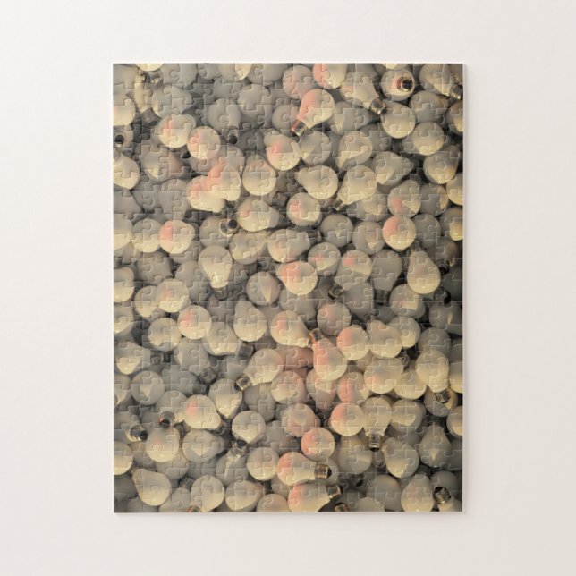 Lightbulb 252 piece puzzle (Vertical)