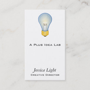 Lightbulb Business Card