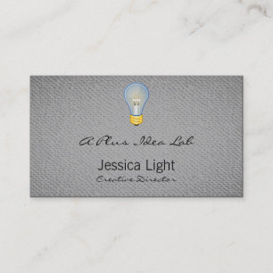 Lightbulb Business Card