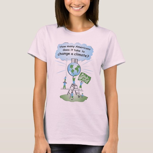 Lightbulb Climate T-Shirt (Front)