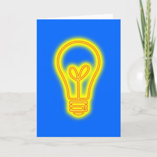 Lightbulb Greeting Card