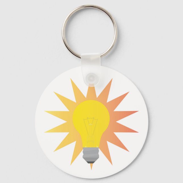 Lightbulb Key Ring (Front)