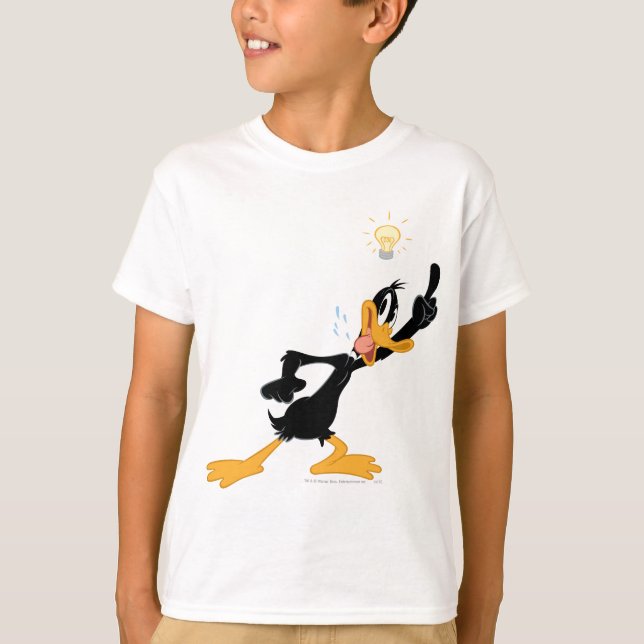 Lightbulb over DAFFY DUCK™'s Head T-Shirt (Front)