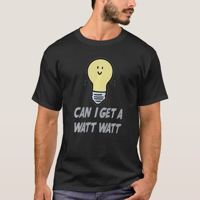 Lightbulb Pun T-Shirt (Front)