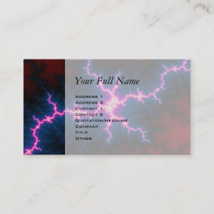 Lightcleave - Fractal Art Business Card