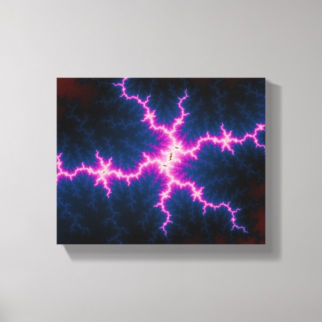 Lightcleave - Fractal Art Canvas Print (Front)