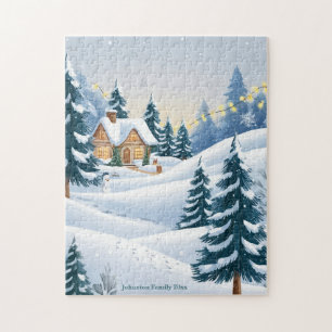 Lighted Christmas Town Jigsaw Puzzle