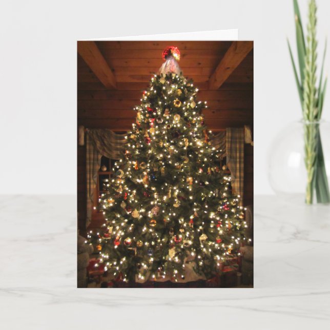 Lighted Christmas Tree Card (Front)