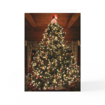 Lighted Christmas Tree Card