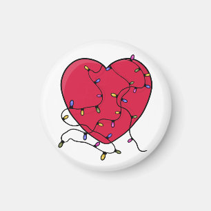 Lighted Heart Magnet