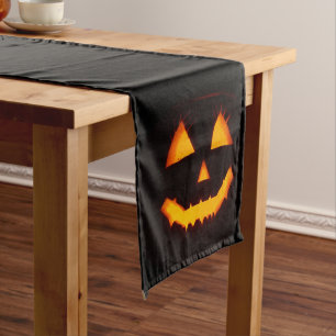 Lighted Jack O Lantern Medium Table Runner
