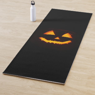 Lighted Jack O Lantern  Yoga Mat