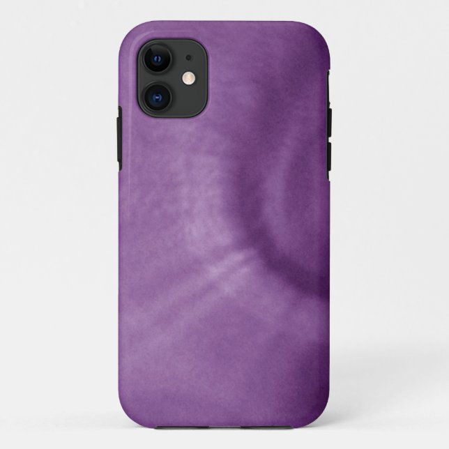 Lighted Purple Swirl Case-Mate iPhone Case (Back)