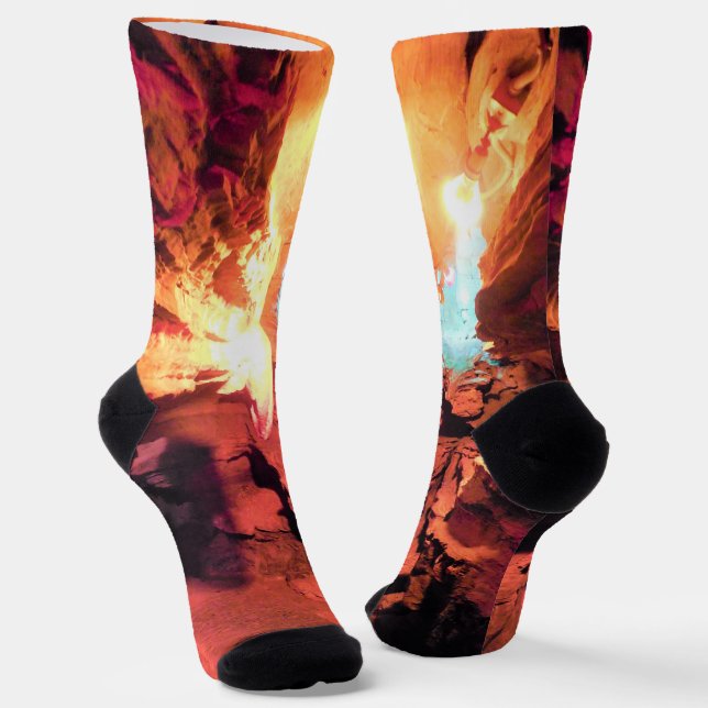 lighten cave socks (Angled)