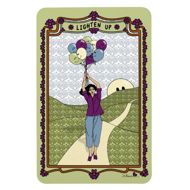 Lighten Up_A_4x6 Refrigerator Magnet (Vertical)