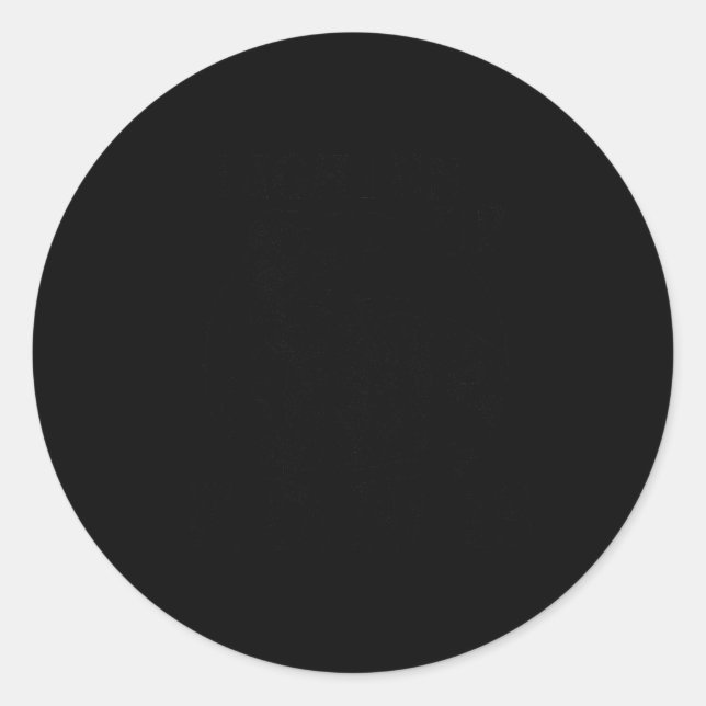 Lighten Up Francis  Classic Round Sticker (Front)