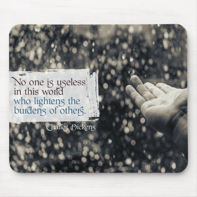 Lightens The Burdens Of Others Mouse Mat (Front)