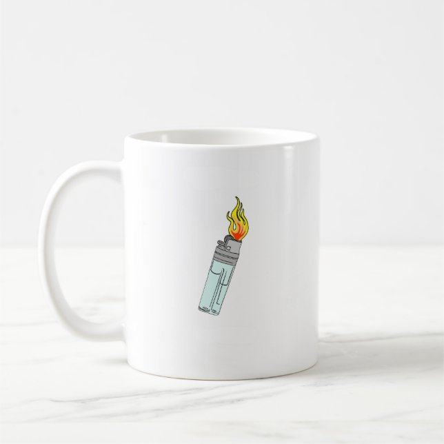 Lighter and flame design coffee mug (Left)