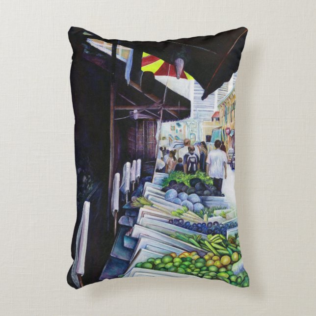 Lighter Side of Lavender Street, Singapore Decorative Cushion (Front(Vertical))