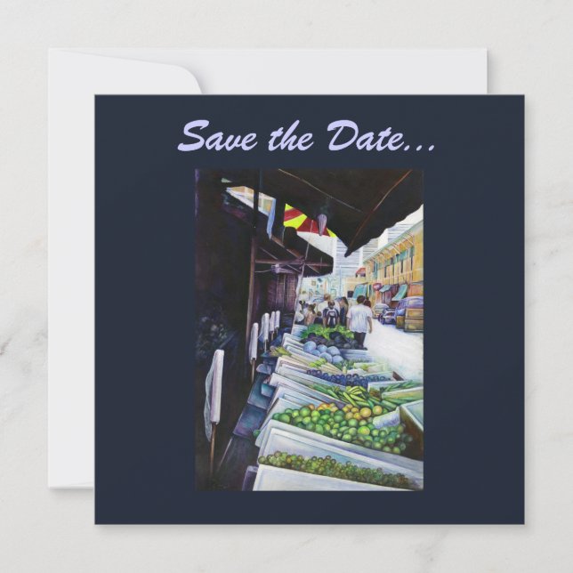 Lighter Side of Lavender Street, Singapore Save The Date (Front)