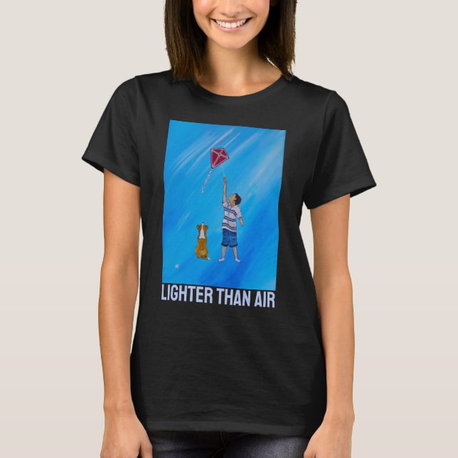 Lighter than Air Painting by Alfred Fox T-Shirt (Front)