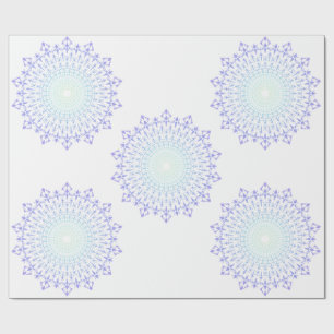 LightGreen-LightPurple Diamond Edge Wrapping Paper